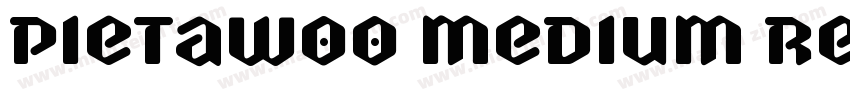 PietaW00 Medium Regular字体转换